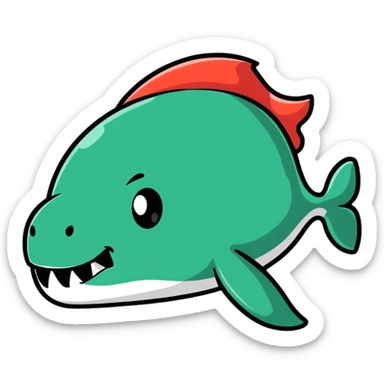 character with jaw dropped in total surprise sticker