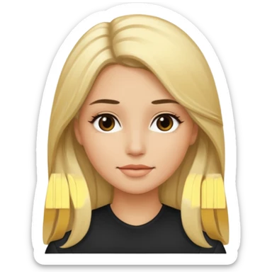 Tipos de rubio en mujer  con californianas cabello en de negro a rubio sticker