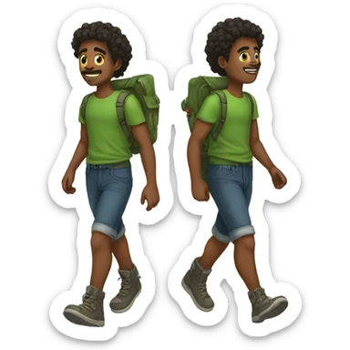 Walking sprites sticker