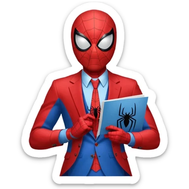 Spider-Man happy Father’s Day sticker