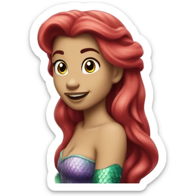 The little mermaid  sticker
