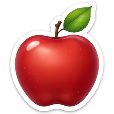 Snow White's enchanted apple sticker