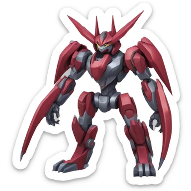 Bisharp-Zoroark-medabot-Mecha full body sticker