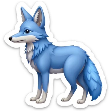 Blue Coyote sticker