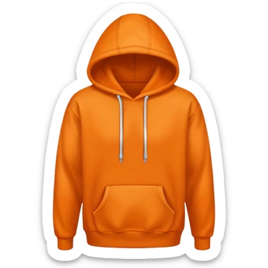 orange hoodie sticker