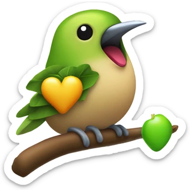 emoji de un colibrí con dulces sueños  sticker