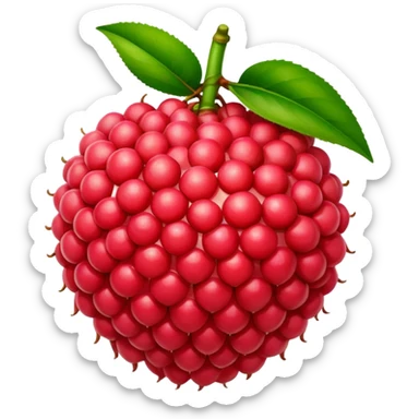 Lychee sticker