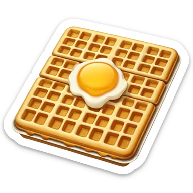 waffle fry sticker
