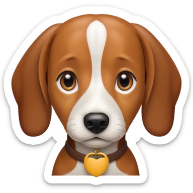 beagle dachshund mix sticker