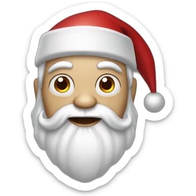 Santa Claus dressed as a vampire sticker