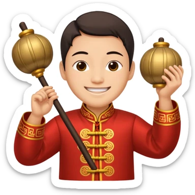 Chinese gong shou li sticker