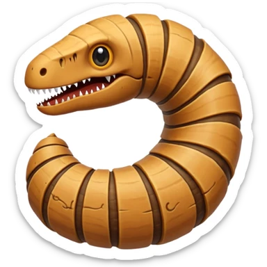 Sand worm from dune sticker