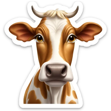 Jersey cow sticker