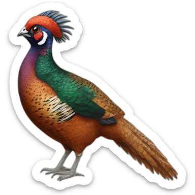 pheasant sticker