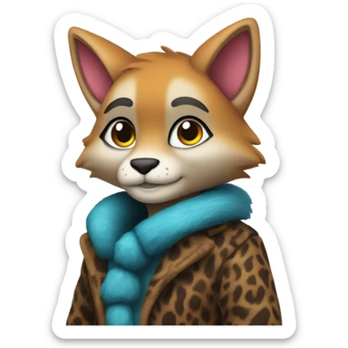 Anthro Animal Fursona Furry Edgy Cool Cute sticker