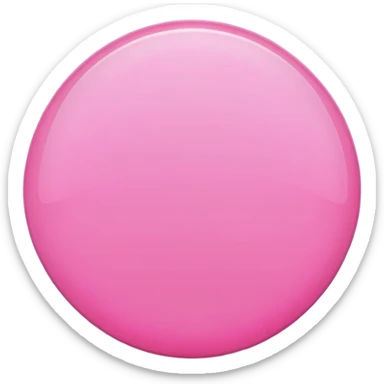 create a pink circle emoji for text sticker