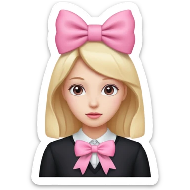 👩🏻🎀 sticker