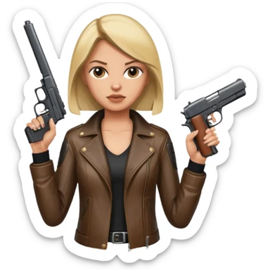 Grand thift auto female sticker