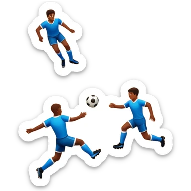 A mini-football match in an indoor sports hall with wooden flooring and clear field markings. The scene shows a vibrant game in action, with players positioned on the court, the goalposts visible, and the atmosphere filled with energy and focus. sticker