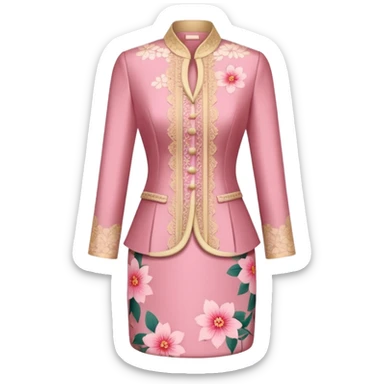 pink kebaya sticker