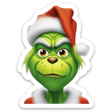 Grinch sticker
