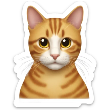 marigold the cat sticker