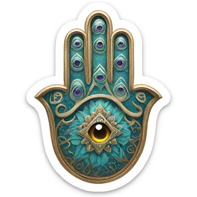 Hamsa sticker