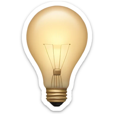 Beige lights sticker