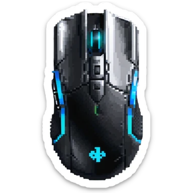 wireless gaming mouse with sleek design sticker