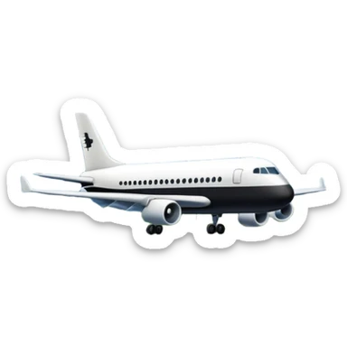 ikiz kuleler ve uçak sticker