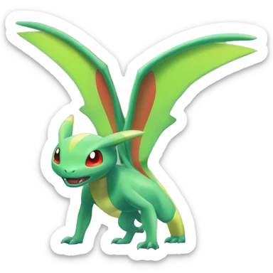 Shiny Colorful Vikavolt-Flygon-Pokémon-Fakémon Full Body sticker