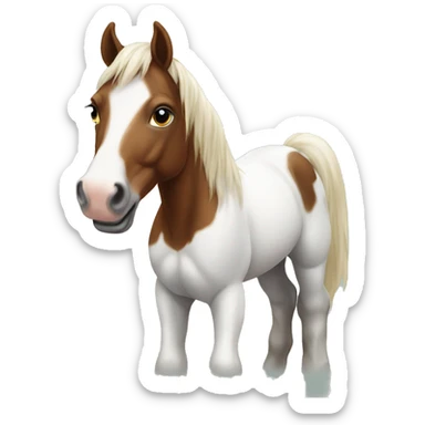Paint horse sticker