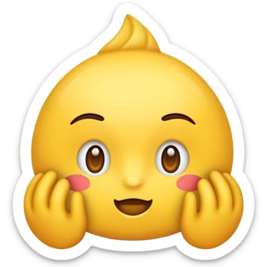 Хочу эмодзи жёлтого смайлика бьющегося об кирпичную стену  sticker