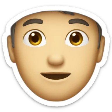 white hat only sticker