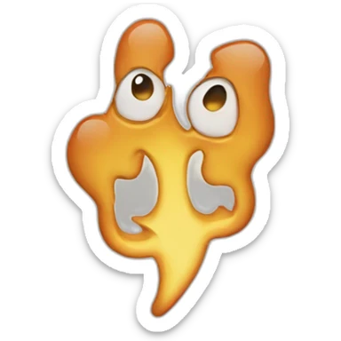 Two flerting sticker