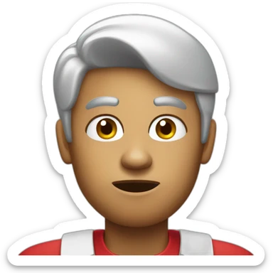 Annoyed mcdonalds worker sticker