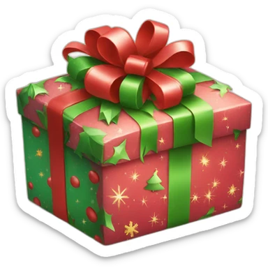 christmas gifts sticker