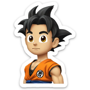 Goku From dragon ball z sticker