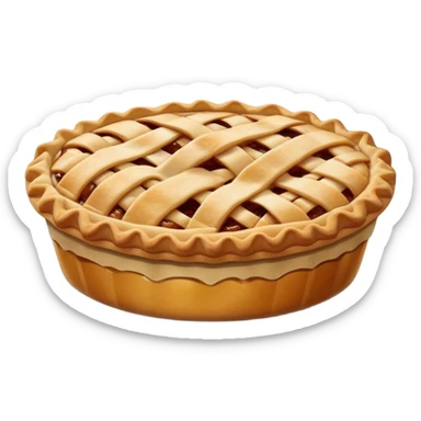Mcdonald's apple pie sticker