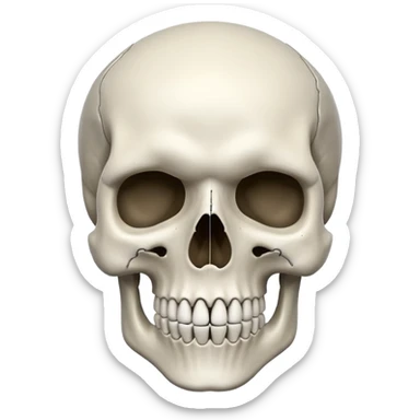 Tête de mort sticker