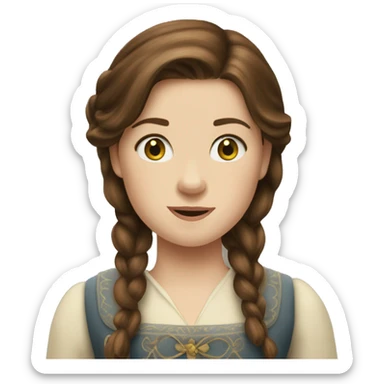 Lucy Pevensie from Narnia sticker