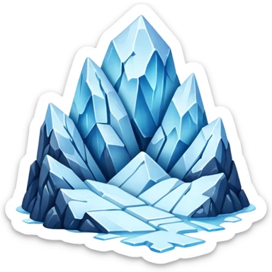 Glacier Forming sticker