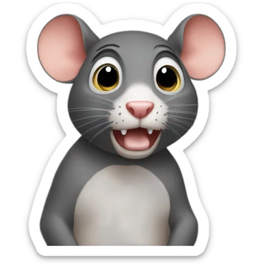 scolding censored rat emoji sticker