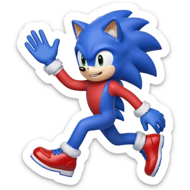 Give me a normal sonic sticker