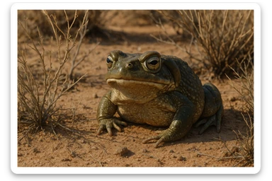 Sonoran toad sticker
