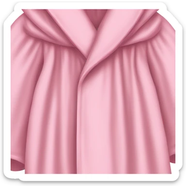 Soft pink robe sticker