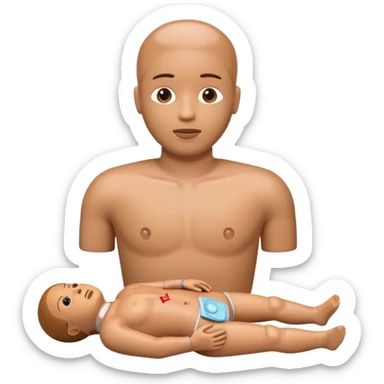 CPR dummy  sticker
