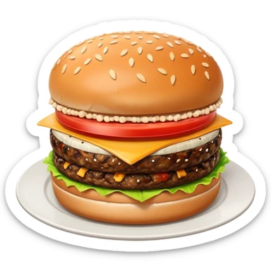 burger leftover sticker