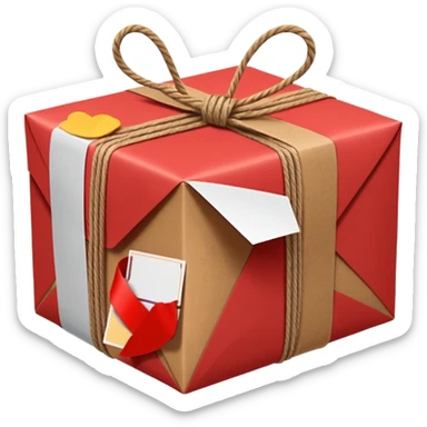 Package delivery sticker