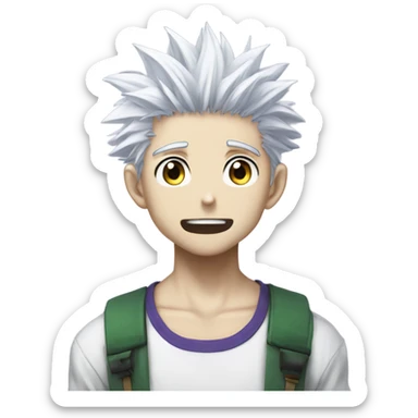 Killua from hunter x hunter sticker